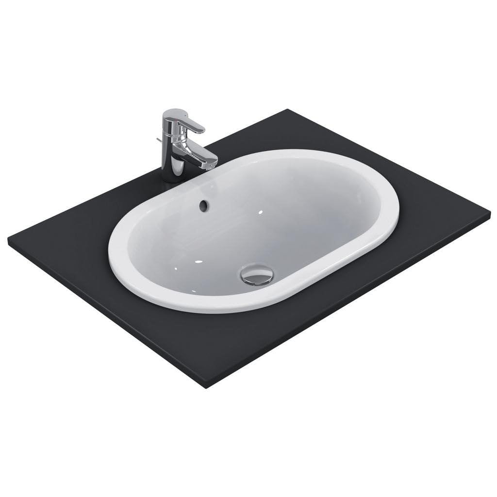 Ideal Standard E504901 CONNECT Lavabo 620 mm da incasso soprapiano - Bianco