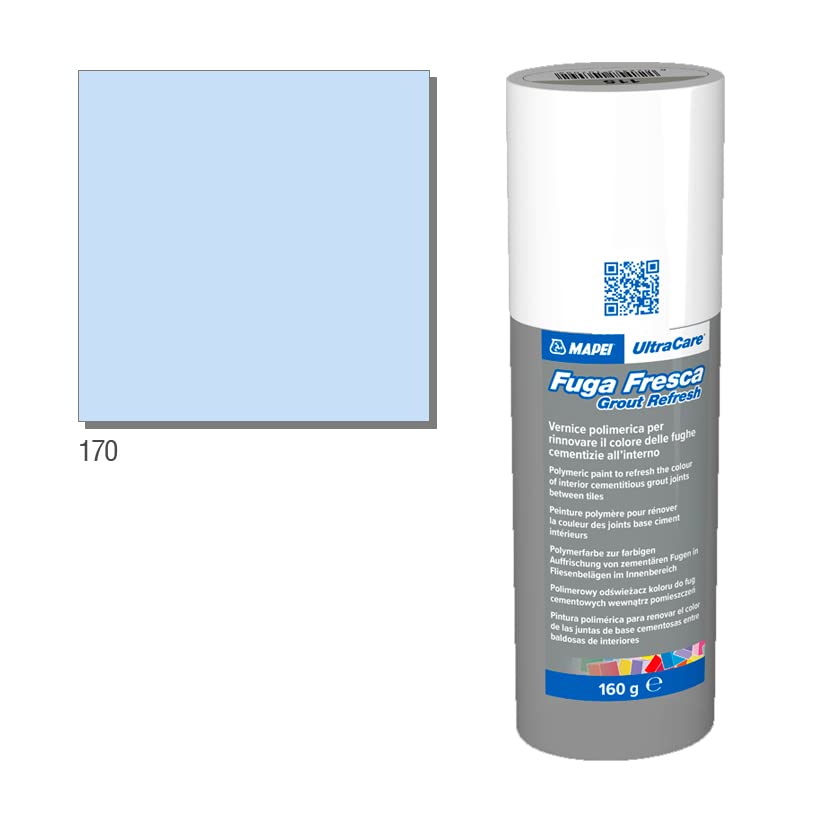 Mapei Ultracare FUGA FRESCA 170 CELESTE CROCUS vernice polimerica per rinnovare il colore delle fughe cementizie Flacone 160gr.