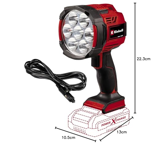 Einhell TE-CL 18/2500 LiAC-Solo Lampada a batteria Power X-Change (18 V, 2500 lm, 6500 K, senza batteria e caricabatteria)