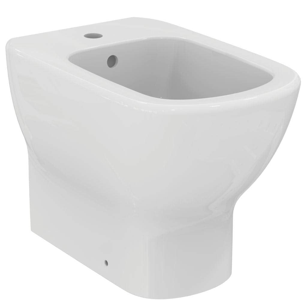 Ideal Standard T456901 TESI Bidet monoforo per installazione filo parete - Bianco - Logo rings