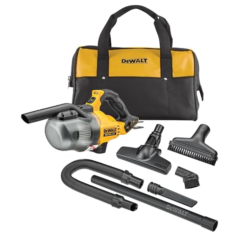 DeWalt DCV501LN-XJ - Aspiratore per solidi classe L XR 18V, Con prolunga per pavimenti e accessori, Include borsa per il trasporto, Senza caricatore/batteria