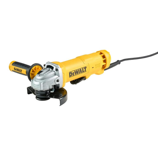 DEWALT DWE4233-QS - Mini-amoladora 125mm 1.400W 11.500 rpm con interruptor hombre-muerto