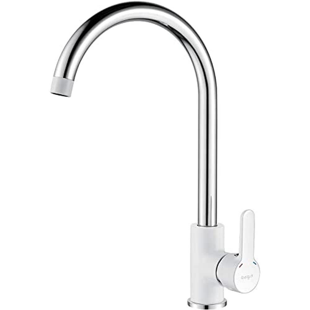 Ibergrif Square, Rubinetto da Cucina con Bocca Alta, Miscelatore Lavabo Alto