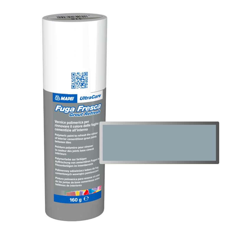 Mapei Ultracare FUGA FRESCA 176 GRIGIO VERDE vernice polimerica per rinnovare il colore delle fughe cementizie Flacone 160gr.