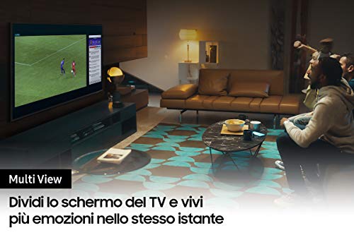 Samsung TV UE50AU8070UXZT, Smart TV 50" Serie AU8000, Modello AU8070, Crystal UHD 4K, Alexa integrato, Nero, 2021, DVB-T2 [Efficienza energetica classe G]