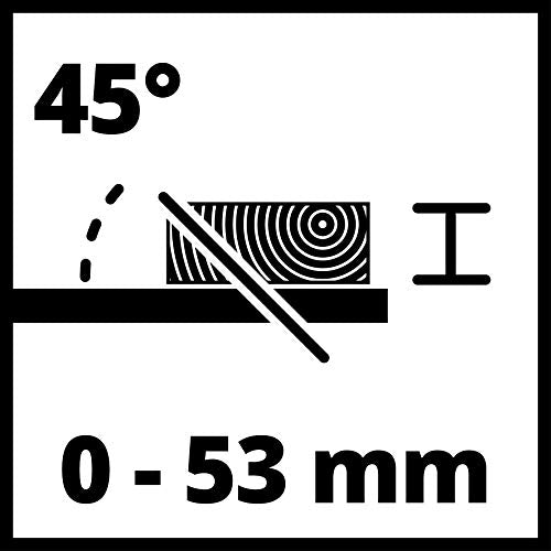 Einhell TE-TS 250 UF Sega circolare con banchetto (230-240 V, 2000 W, giri al min. 4500, lama Ø250 x ø30 - 48 denti, lama inclinabile fino a 45°, taglio max 78 mm, guida parallela ed angolare)