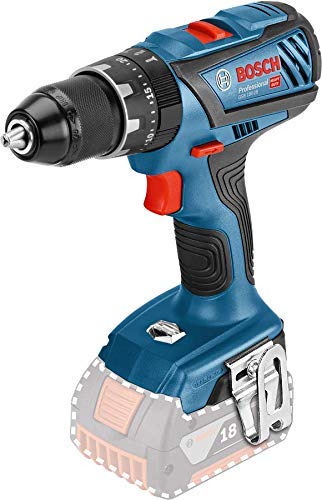 Bosch Professional 18V System Trapano-Avvitatore a Perc. a Batt. Gsb 18V-28 (Incl. 1 Batt. 2.0 Ah, 1 Batt. 4,0 Ah, Caricabatt. Gal 18V-20, L-Case Pick&Click e Set Accessori 100 Pz) Blue, 1/2_pollice