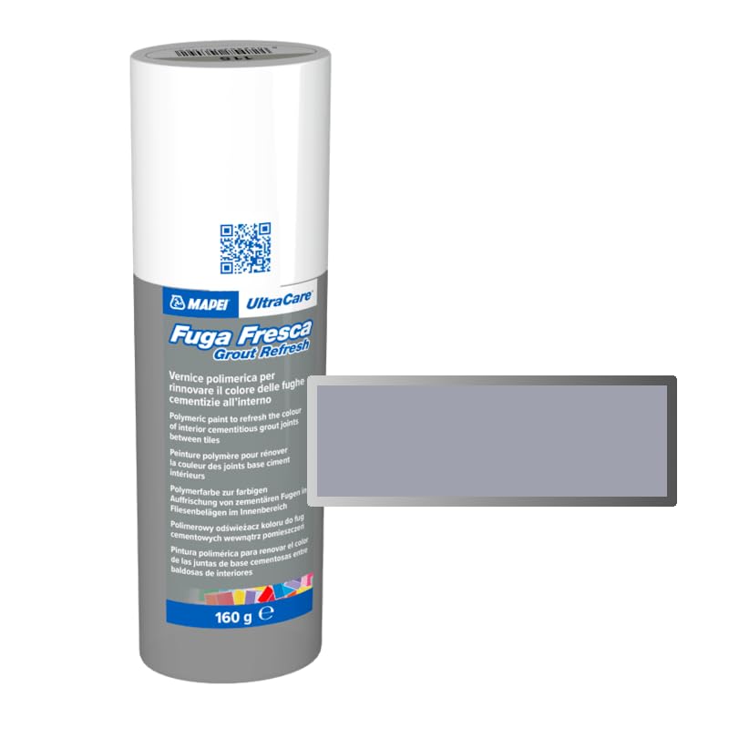 Mapei Ultracare FUGA FRESCA 127 GRIGIO ARTICO vernice polimerica per rinnovare il colore delle fughe cementizie Flacone 160gr.