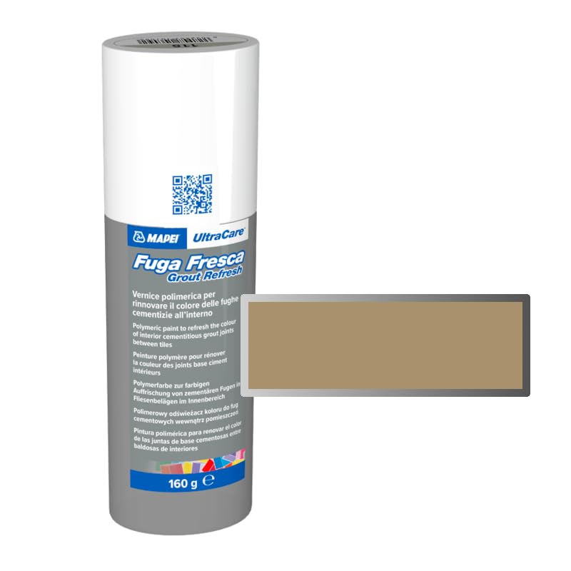 Mapei Ultracare FUGA FRESCA 188 BISCOTTO vernice polimerica per rinnovare il colore delle fughe cementizie Flacone 160gr.