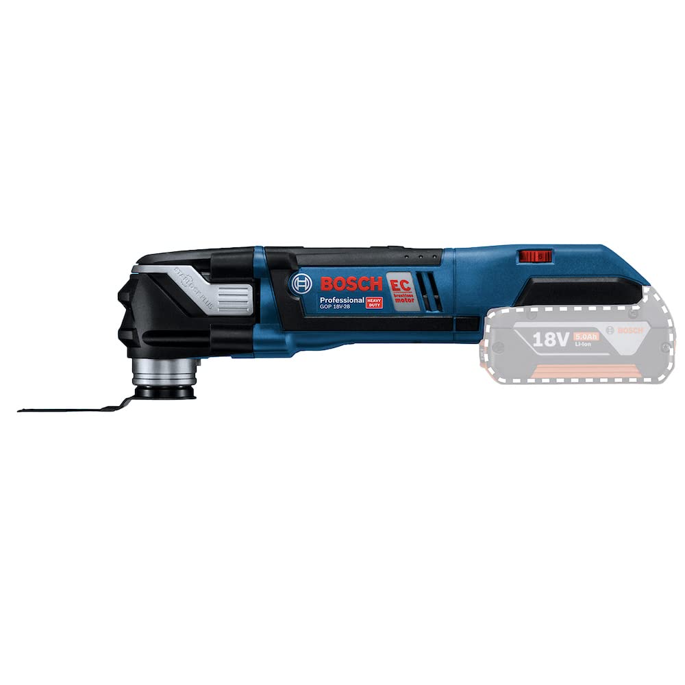 Bosch Professional 06018B6002 Utensile Multifunzione Gop 18 V-28 System, Angolo di Oscillazione: 2.8°, Batterie e Caricabatteria Non Inclusi, in Cartone