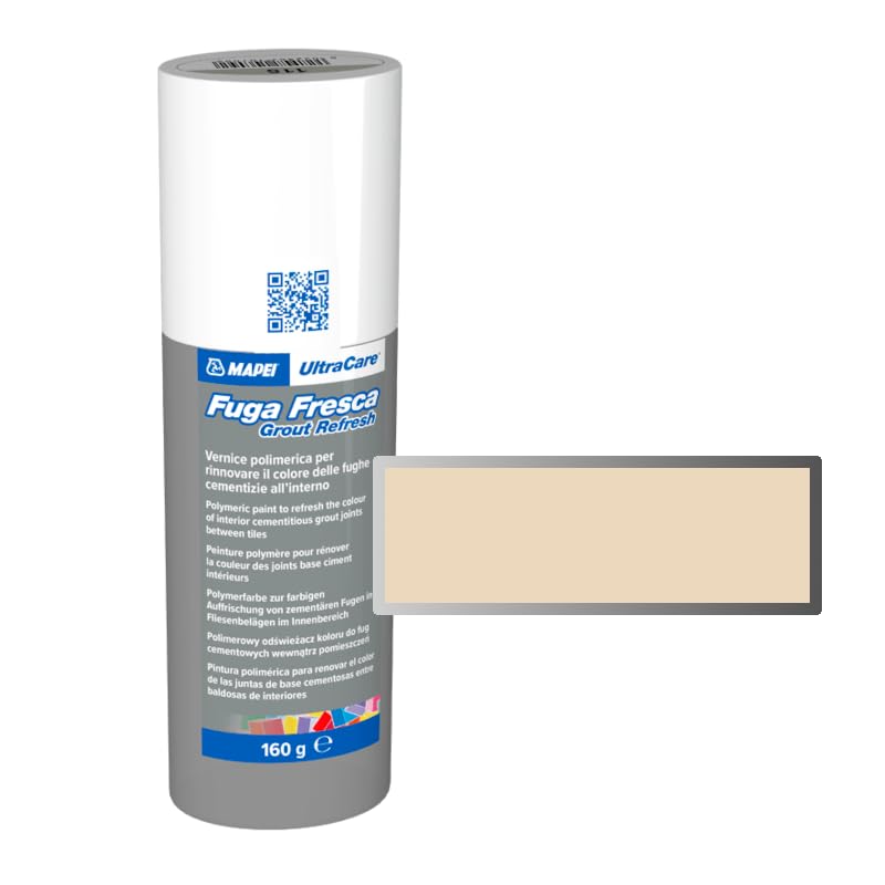 Mapei Ultracare FUGA FRESCA 132 BEIGE 2000 vernice polimerica per rinnovare il colore delle fughe cementizie Flacone 160gr.