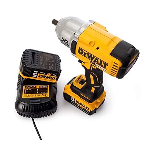 DEWALT DCF899P2-GB - Avvitatore a percussione 950 Nm + 2 batterie 18 V 5 Ah Li-Ion + valigetta