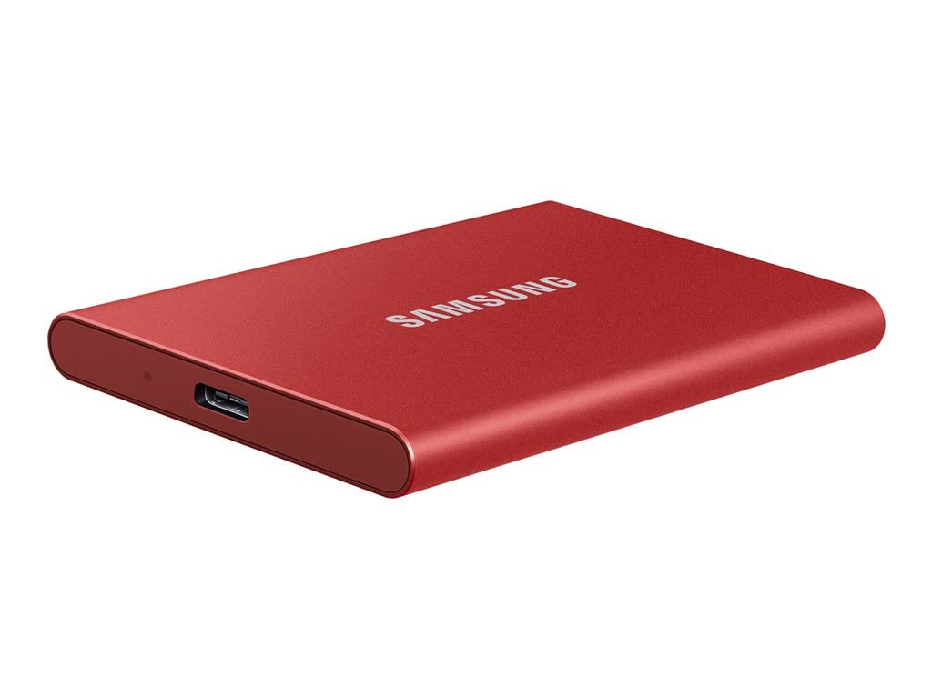 Samsung SSD portatile T7-1 TB - SSD esterno USB 3.2 Gen.2 Rosso