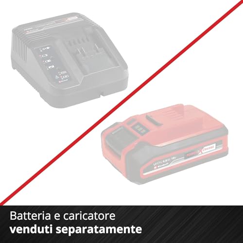 Einhell Professional Levigatrice per cartongesso a batteria TP-DWS 18/225 Li BL Solo Power X-Change (18 V, senza spazzole, incl. 6 x carta abrasiva Ø 225 mm e 1 x panno a rete, senza batteria)