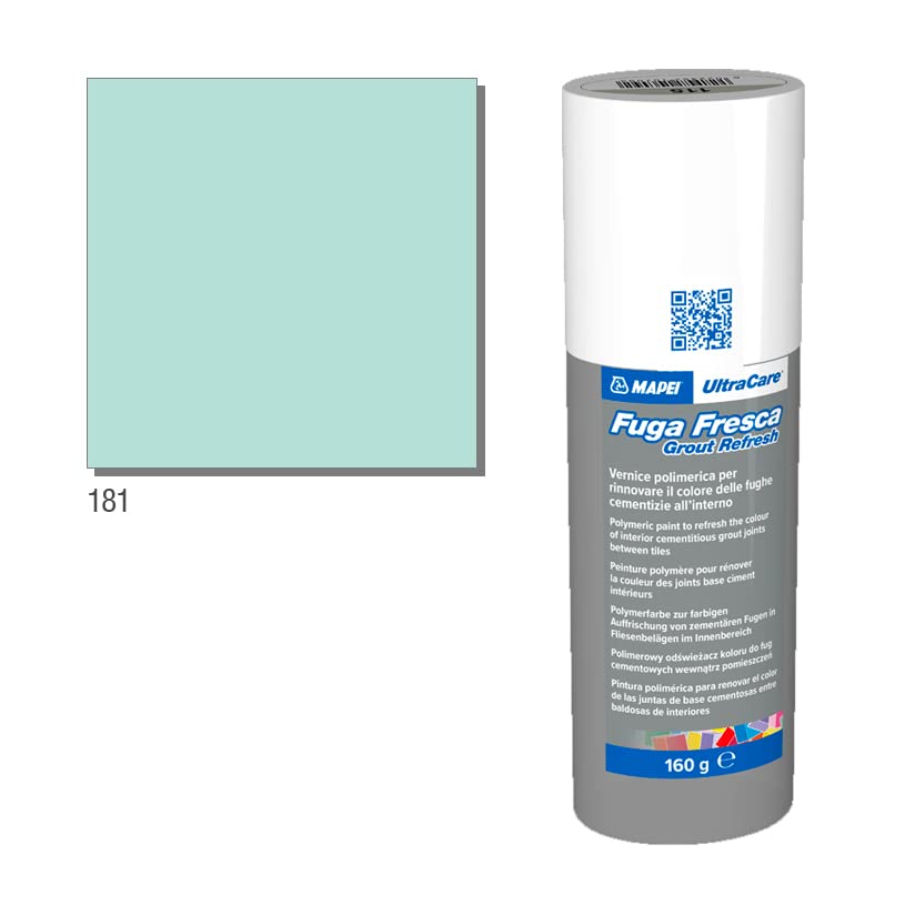 Mapei Ultracare FUGA FRESCA 181 VERDE GIADA vernice polimerica per rinnovare il colore delle fughe cementizie Flacone 160gr.