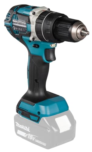 Makita DHP484Z Trapano senza fili con impugnatura a pistola, 18V, Nero/Blu