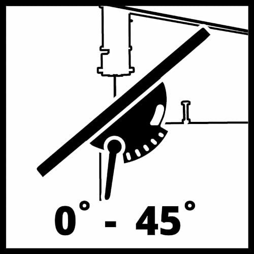 Einhell Sega a nastro TC-SB 245 L (400 W, 726 m/min, larghezza di passaggio 245 mm, altezza di taglio max. 101 mm, piano di taglio regolabile, guida parallela e angolare, collegamento di aspirazione)