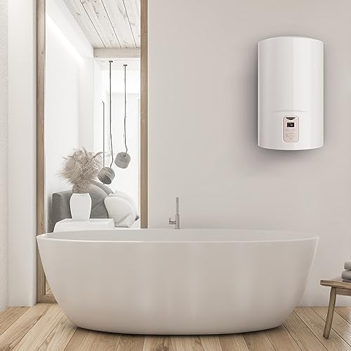 Ariston 3201526 Scaldabagno Elettrico, 80 Litri-Verticale, Realizzato per essere installato in Italia