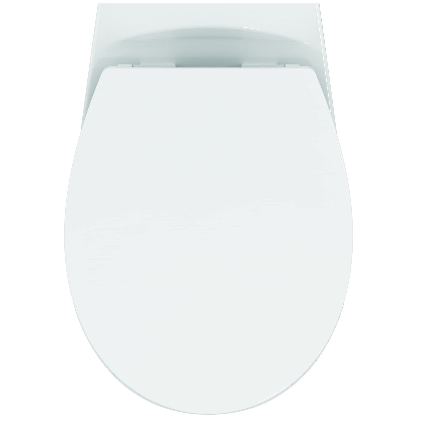 Ideal Standard TIRSO - Set WC sospeso bianco, senza flangia, sedile con freno di caduta per una chiusura morbida e silenziosa, resistente e facile da pulire, R034301