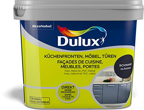 Dulux Up 5280666 - Colore per rinnovare mobili da cucina, finitura opaca, 750 ml, colore: Nero