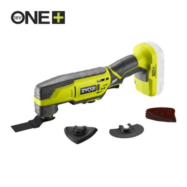 Pacchetto completo RYOBI 5 attrezzi - 2 batterie 2.0Ah e 4.0Ah - 1 caricabatterie - R18CK5A-242S