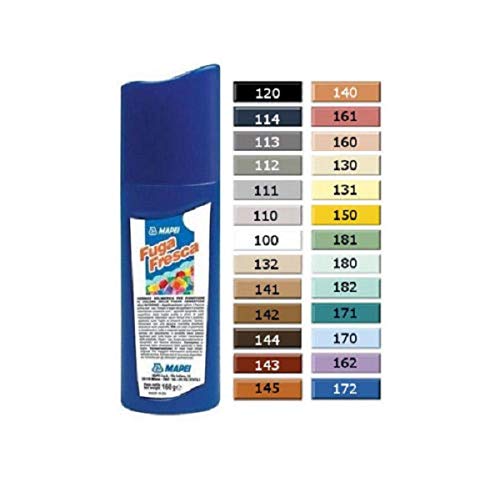 N° 2 Flaconi Mapei Fuga Fresca 160 g.- Colore 100 Bianco - Rinnovare Colore Fughe Piastrelle