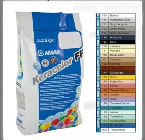 Mapei Keracolor 131 FF vaniglia kg 5 - Malta cementizia ad alte prestazioni per la stuccatura di fughe fino a 6 mm