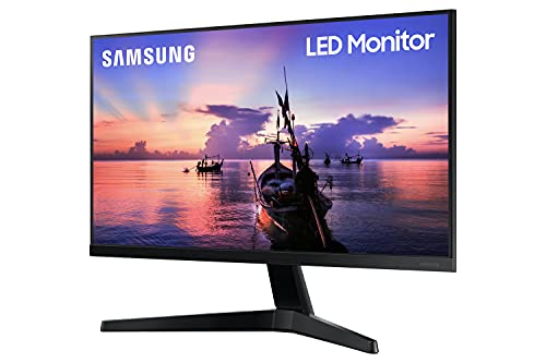 Samsung Monitor LED T35F (F24T352), Flat, 24", 1920x1080 (Full HD), IPS, Bezeless, 75 Hz, 5 ms, FreeSync, HDMI, D-Sub, Eye Saver Mode, Dark Blue Gray