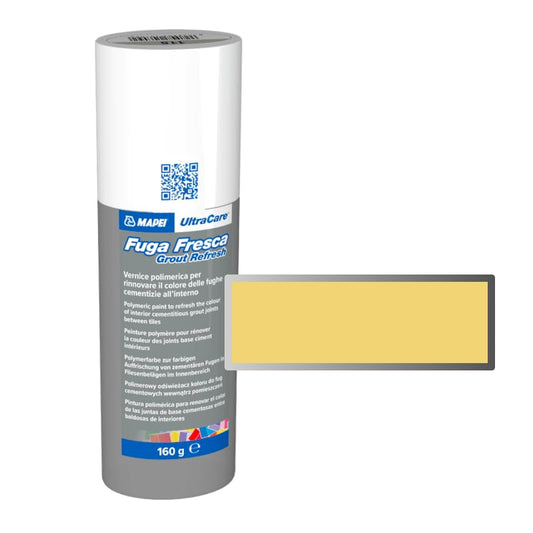 Mapei Ultracare FUGA FRESCA 150 GIALLO vernice polimerica per rinnovare il colore delle fughe cementizie Flacone 160gr.