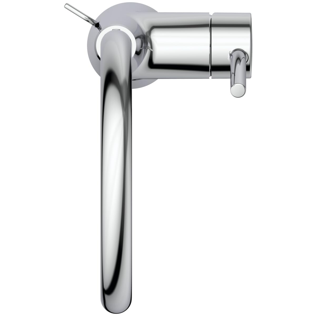 Ideal Standard - Ceraline, Miscelatore monocomando con bocca alta tubolare orientabile 360°, Cromato