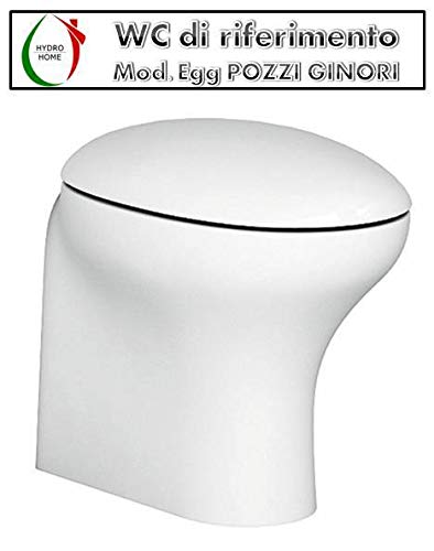 Copriwater Egg Pozzi Ginori termoindurente bianco Soft Close Originale