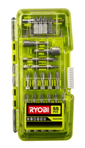 Ryobi RAK55DK - Set di punte per cacciavite (55 pezzi)