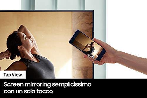 Samsung TV UE50AU8070UXZT, Smart TV 50" Serie AU8000, Modello AU8070, Crystal UHD 4K, Alexa integrato, Nero, 2021, DVB-T2 [Efficienza energetica classe G]