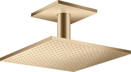 Hansgrohe AXOR ShowerSolutions soffione doccia 300/300 2 getti, attacco a soffitto, Colorazione: Bronzo spazzolato