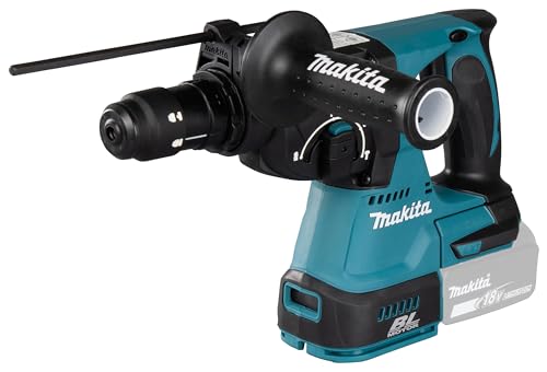 Makita DHR243Z DHR243Z-Martillo ligero 18V SDS-Plus Litio-Ion 24 mm BL (portabrocas) Solo Maquina sin cargador Ni bateria, 1 V, Nero, Large