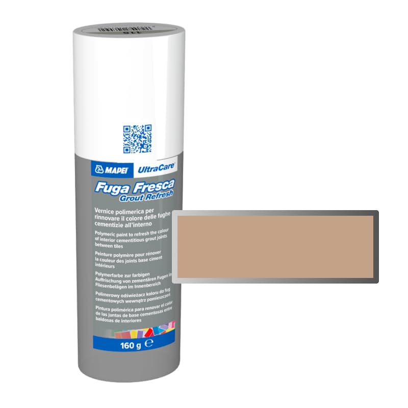 Mapei Ultracare FUGA FRESCA 141 CARAMEL vernice polimerica per rinnovare il colore delle fughe cementizie Flacone 160gr.