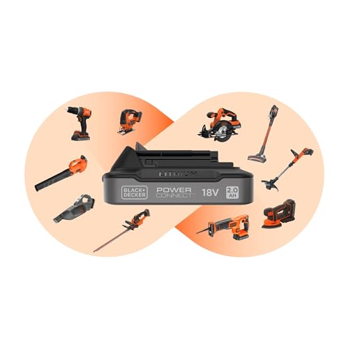 BLACK+DECKER, TRAPANO AVVITATORE 18V LITIO COMPATTO&LEGGERO 1 BATTERIA In dotazione: 1 batteria al Litio 18V - 1.5Ah; caricabatterie per ricarica in 3-5 ore.BCD001C1-QW