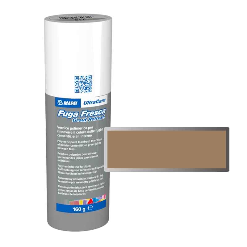 Mapei Ultracare FUGA FRESCA 135 POLVERE DORATA vernice polimerica per rinnovare il colore delle fughe cementizie Flacone 160gr.