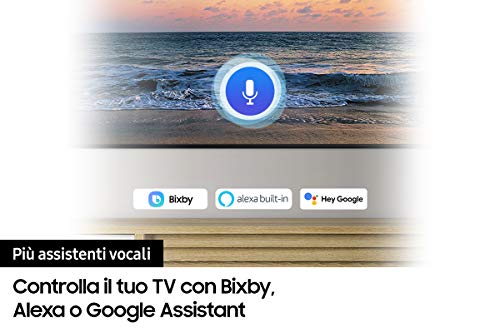 Samsung TV UE50AU8070UXZT, Smart TV 50" Serie AU8000, Modello AU8070, Crystal UHD 4K, Alexa integrato, Nero, 2021, DVB-T2 [Efficienza energetica classe G]