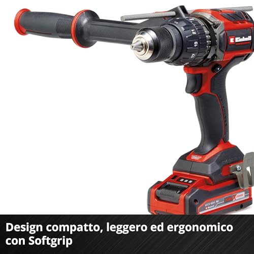 Einhell Professional Trapano a percussione a batteria TP-CD 18/120 Li BL-Solo Power X-Change (18 V, Brushless, 120 Nm, funzione percussione, mandrino 13 mm, 2 vie, senza batteria)