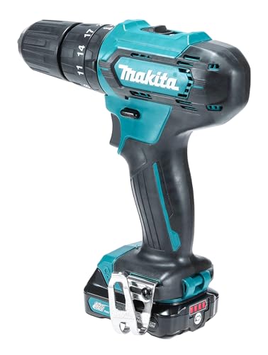 Makita HP333DSAX, trapano a percussione a batteria 12V max./2,0 Ah, 2 batterie + caricabatterie in valigetta