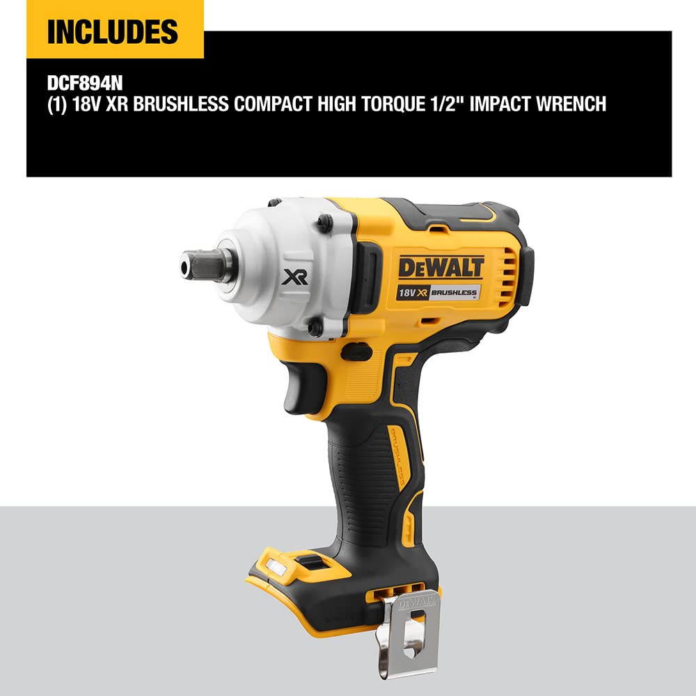 DEWALT DCF894N-XJ Chiave a percussione, Multi