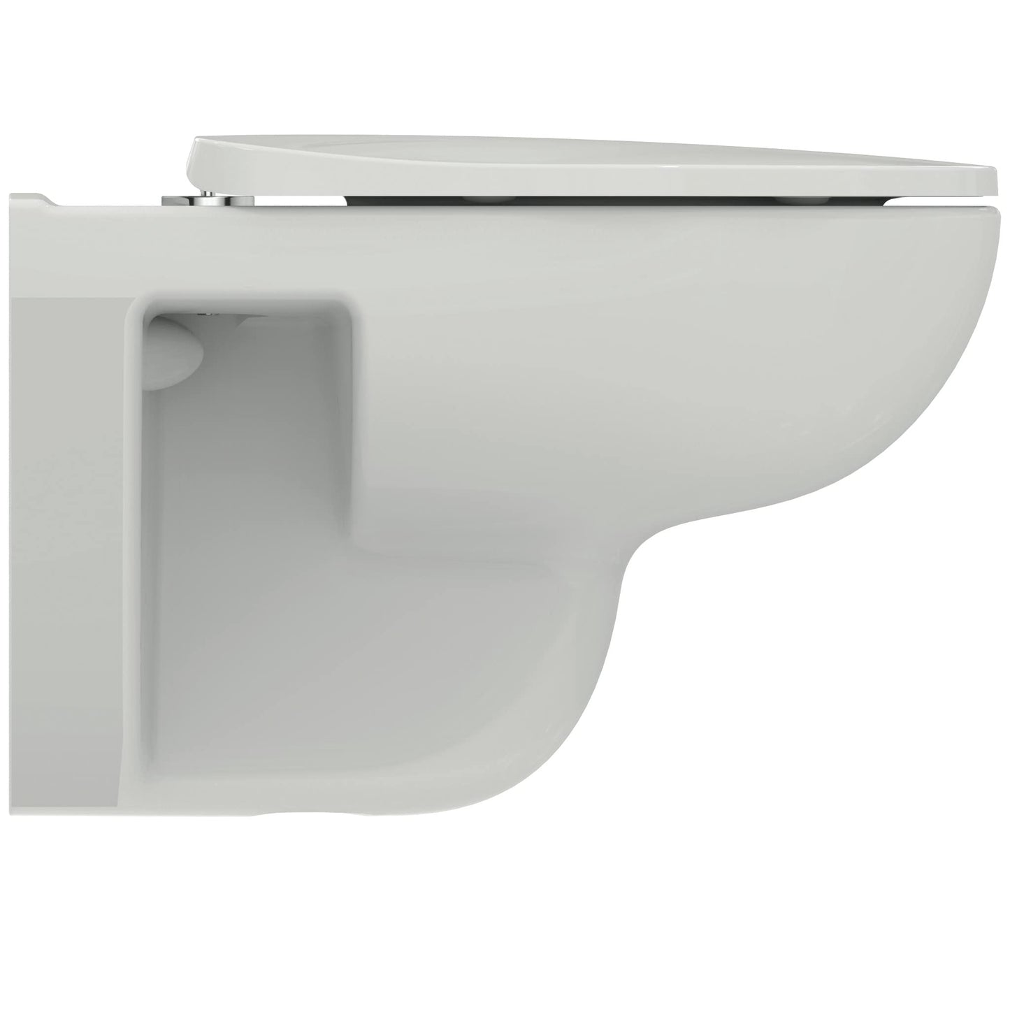 Ideal Standard Ideal Standard i.life A T541701 - Set WC senza sentimenti (RimLS+) con sedile WC Softclose (abbassamento automatico), colore: Bianco