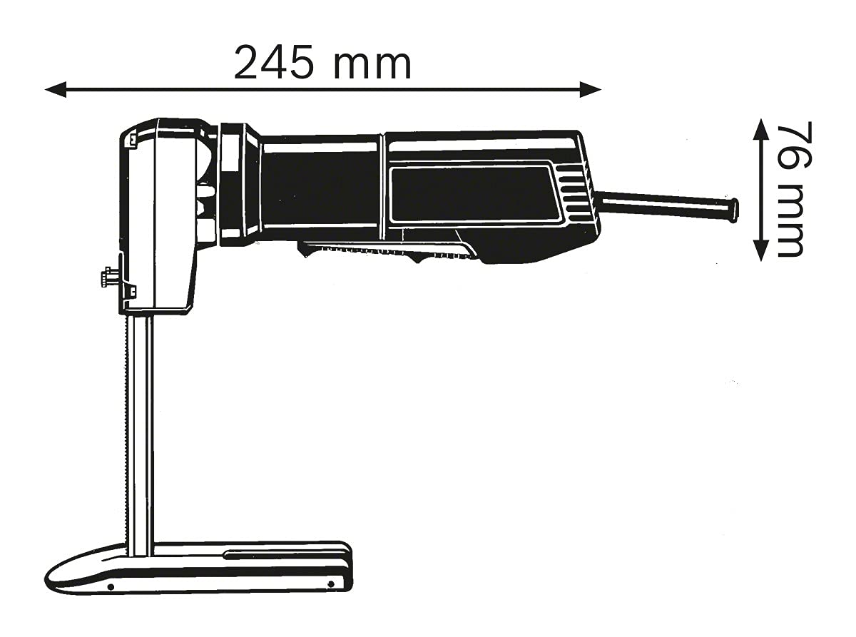 Bosch Professional Tagliagommapiuma Gsg 300 (Profondità di Taglio in Gommapiuma: 300 Mm, 350 Watt, Incl. Piedino, Lama e Guida Lama Non Comprese)