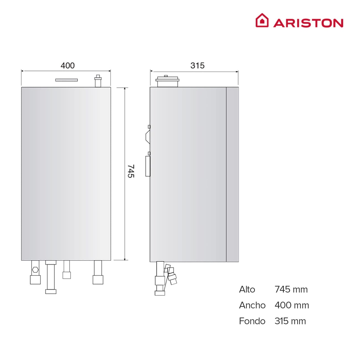 Ariston Caldaia a condensazione 24 Kw Matis Condens Plus