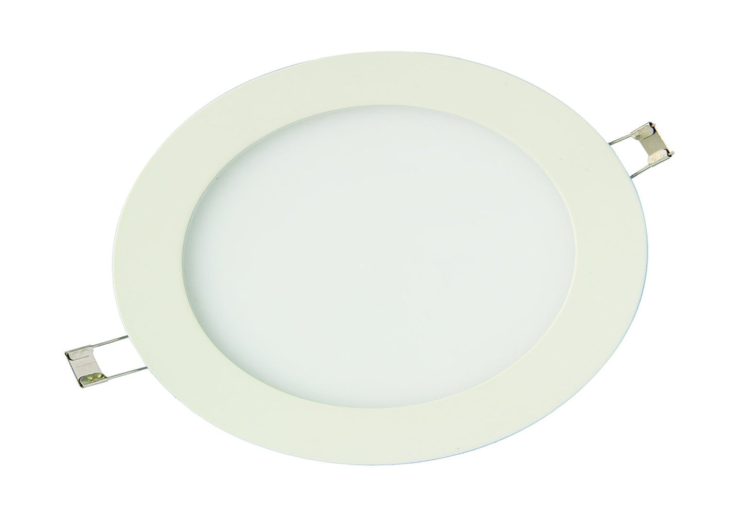 Electraline 62234 Faretto Tondo, Piatto, LED, 6W, Bianco