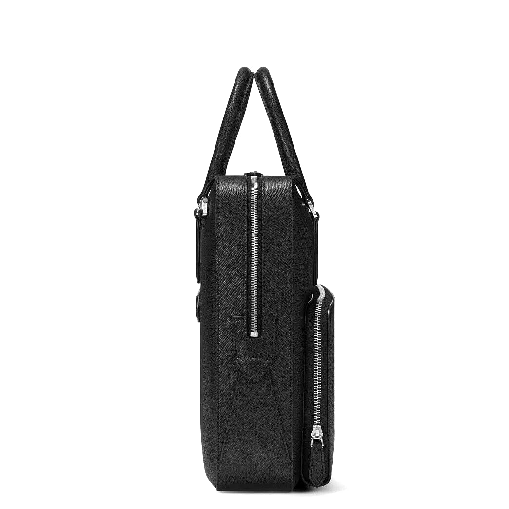 MONTBLANC MB Sartorial Document Case Medium BK, Portadocumenti Unisex-Adulto, Nero, Taglia Unica