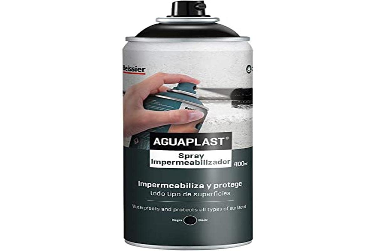 Aguaplast 24948 Spray Impermeabilizzazione, Nero, 400 ml