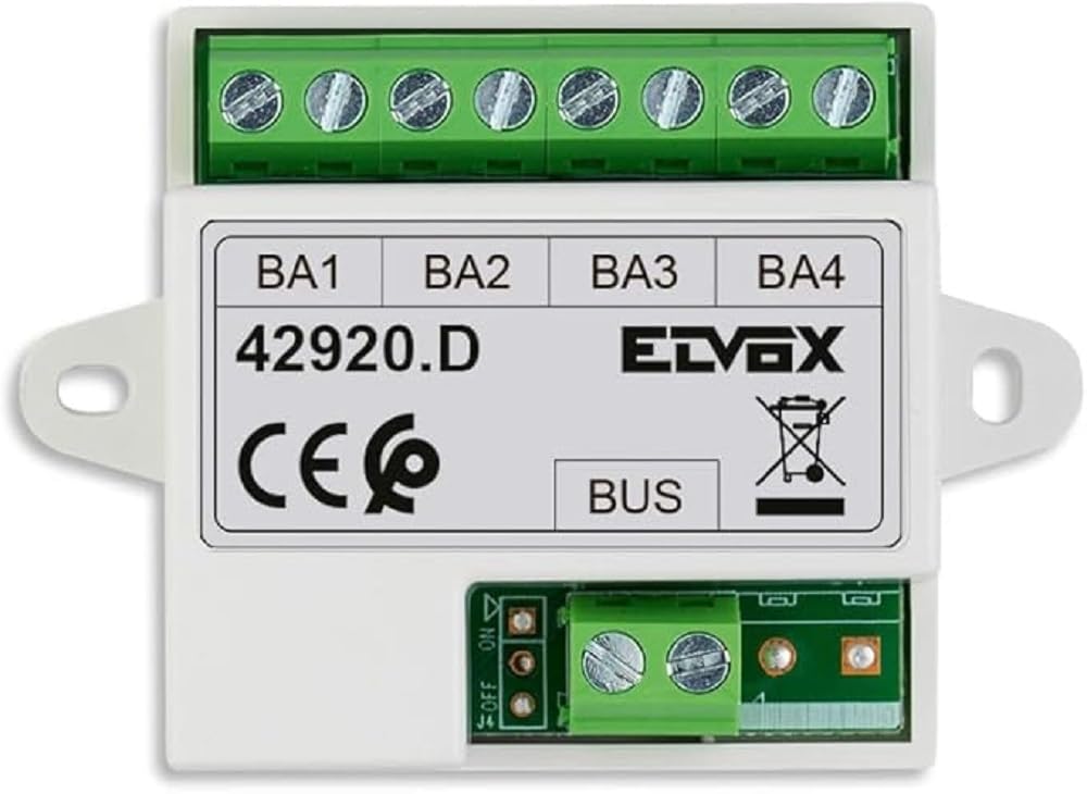 Vimar 42920.D Distributore bus per kit Video RFID da utilizzare per separare il bus in 4 linee