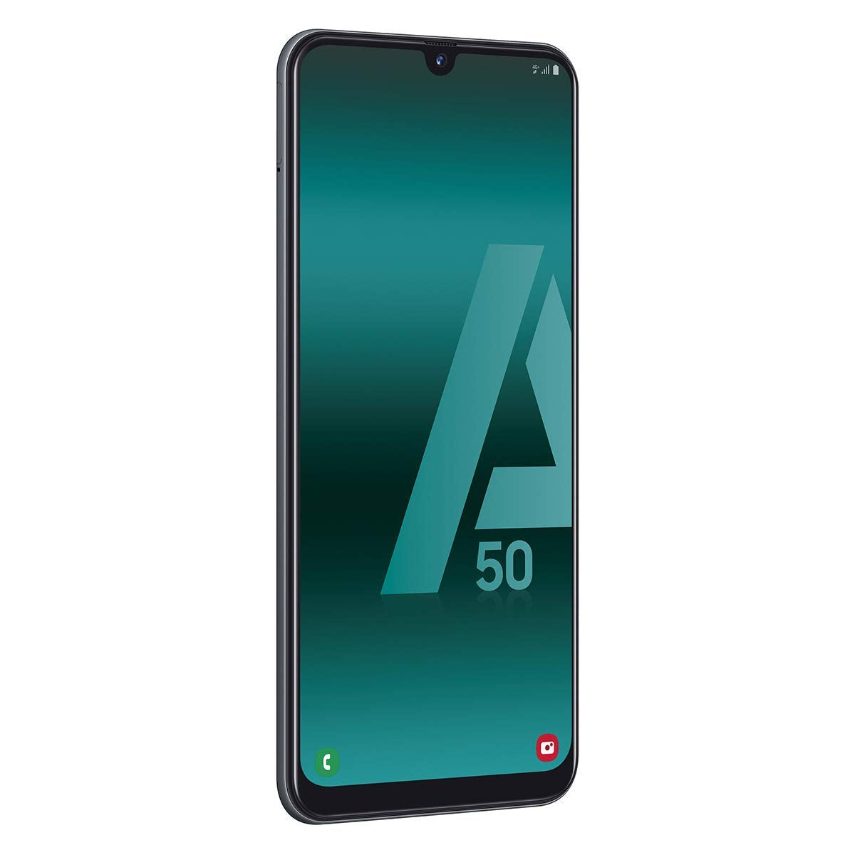 Samsung Galaxy A50 Smartphone, Display 6.4" Super AMOLED, 128 GB Espandibili, RAM 4 GB, Batteria 4000 mAh, 4G, Dual Sim, Android 9 Pie, [Versione Italiana], Black